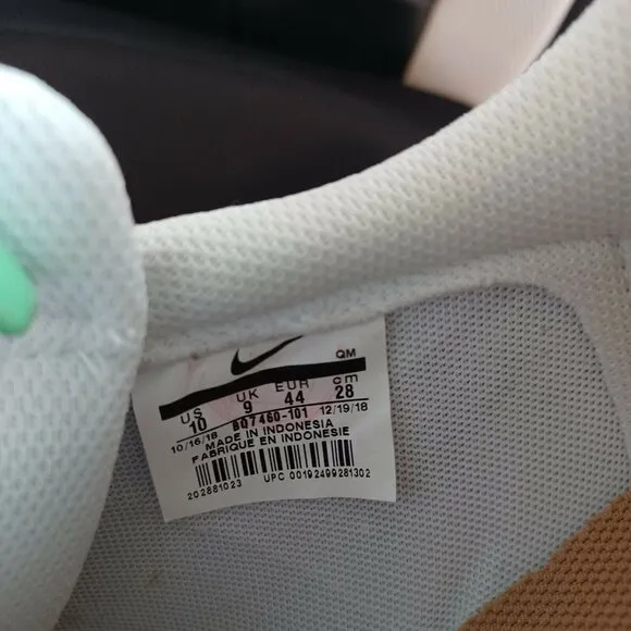 🤩 Nike Blazer Low Premium Sz 11.5 Womens Shoes White Metallic Gold BQ7460-101