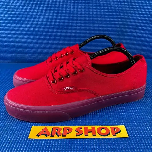 🔴 VANS OLD SKOOL Men`s Size 10 Translucent Red Walking Shoes 500714