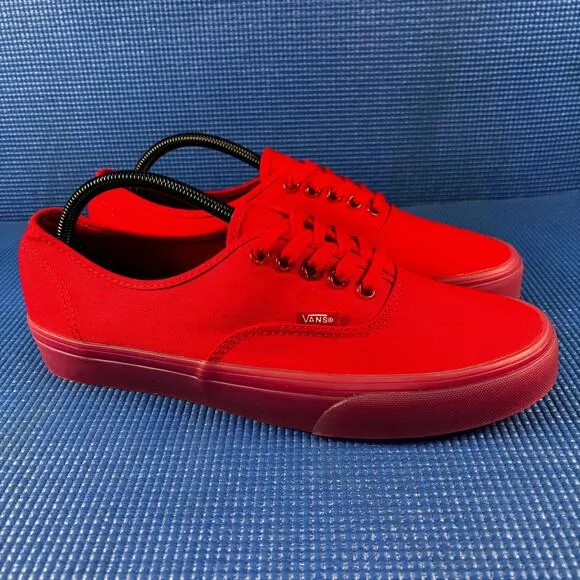 🔴 VANS OLD SKOOL Men`s Size 10 Translucent Red Walking Shoes 500714