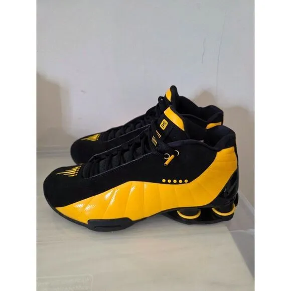 2019 Nike Shox BB4 Black/University Gold AT7843-002 Training Shoes! Size 10