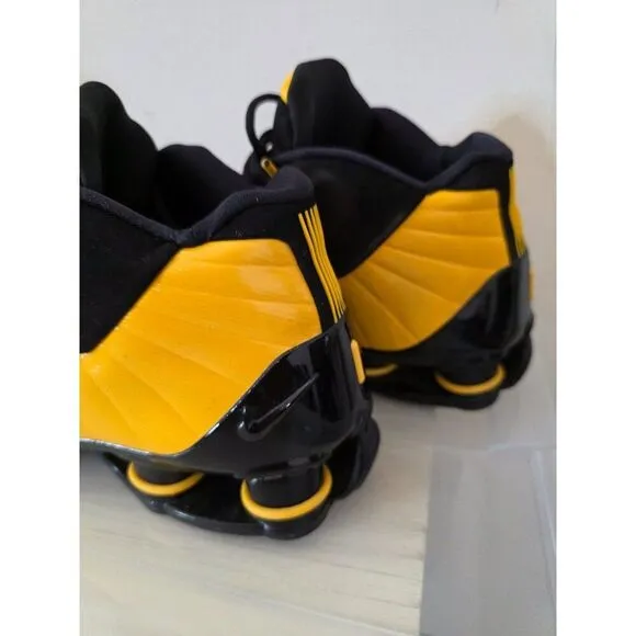 2019 Nike Shox BB4 Black/University Gold AT7843-002 Training Shoes! Size 10
