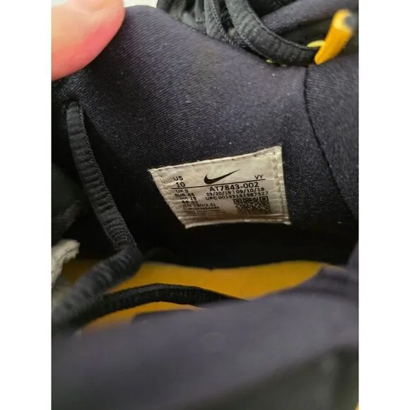 2019 Nike Shox BB4 Black/University Gold AT7843-002 Training Shoes! Size 10