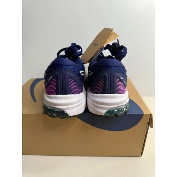 .5037 Asics GT-1000 11, Blue/Purple, Womens Running Shoes-US 7.5 Womens