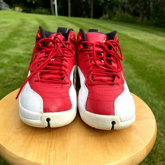 A1664 - Nike Air Jordan 12 Retro Gym Red Men's Shoes - Size 9 - Ships Now