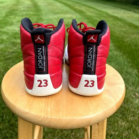 A1664 - Nike Air Jordan 12 Retro Gym Red Men's Shoes - Size 9 - Ships Now