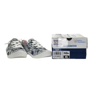 A6 NIB BOBS FROM SKECHERS Kitty Concert Navy Memory Foam Shoes 31974 Size 6