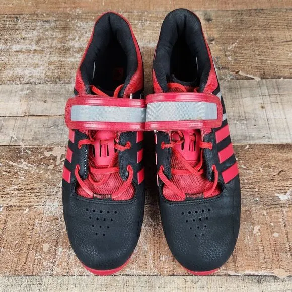 Adidas Adipower Men's Sz 12 Weightlifting Shoes Black Athletic‎ Gym Train M21865