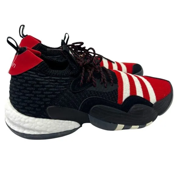 Adidas Basketball Shoes Men 10 Trae Young 2 Low Top Atlanta Hawks Gym IF2163