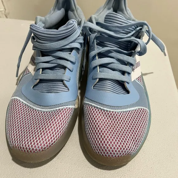 Adidas boost shoes coral blue SZ 12.5 basketball run gym Marquee Goat lowglow