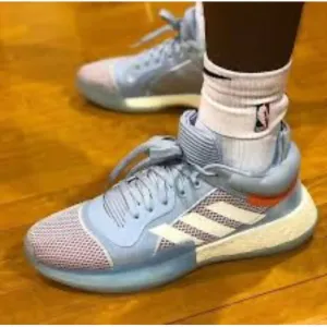 Adidas boost shoes coral blue SZ 12.5 basketball run gym Marquee Goat lowglow