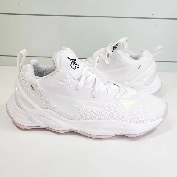 Adidas Candace Parker Exhibit A Cloud White Breathe Running Sneakers sz Women 7