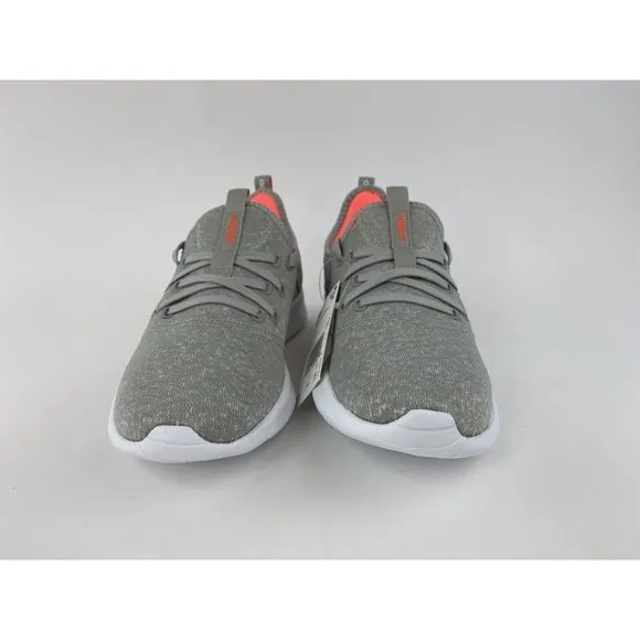 Adidas Cloudfoam Pure Metal Gray Women's Size 9.5 Sneakers Shoes Orange