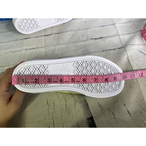 Adidas Court Rallye Slip On Disney Princess Tiana Youth Girls Sneakers Shoes 5.5