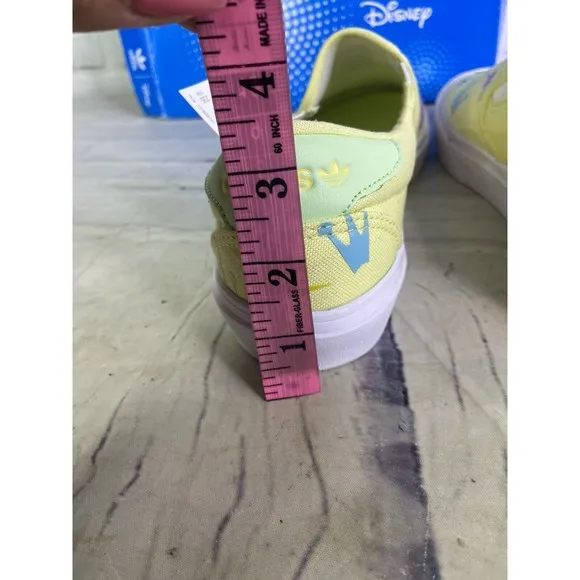 Adidas Court Rallye Slip On Disney Princess Tiana Youth Girls Sneakers Shoes 5.5