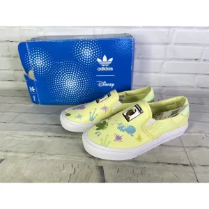 Adidas Court Rallye Slip On Disney Princess Tiana Youth Girls Sneakers Shoes 5.5