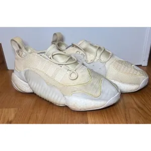 Adidas Crazy BYW 2 II Easy Yellow Sneakers BD8002 MENS Size 11.5 Need Cleaning