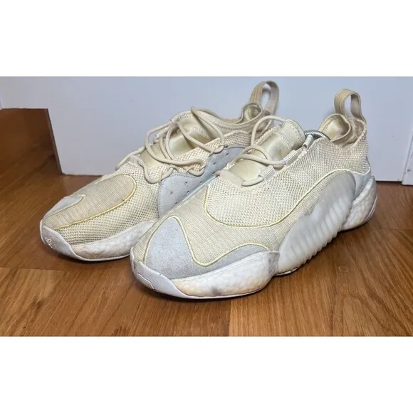 Adidas Crazy BYW 2 II Easy Yellow Sneakers BD8002 MENS Size 11.5 Need Cleaning