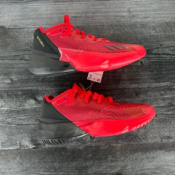 Adidas - D.O.N.‎ Issue 4 - Basketball Shoes - (Red/Black) - Kids Size 7