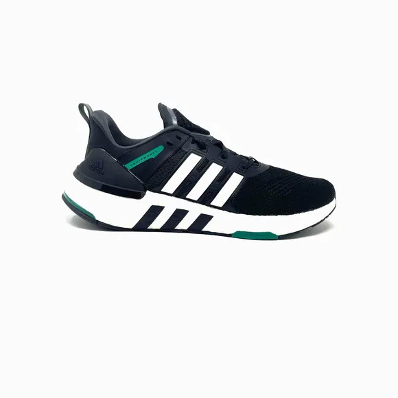 adidas Equipment Plus BOOST Running Shoes Black White Green Mens Size 10 H02759