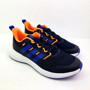 Adidas FortaRun 2.0 K Youth Sz 6 Womens Sz 7 Black Blue Orange Running Shoes