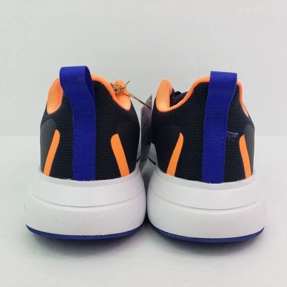 Adidas FortaRun 2.0 K Youth Sz 6 Womens Sz 7 Black Blue Orange Running Shoes