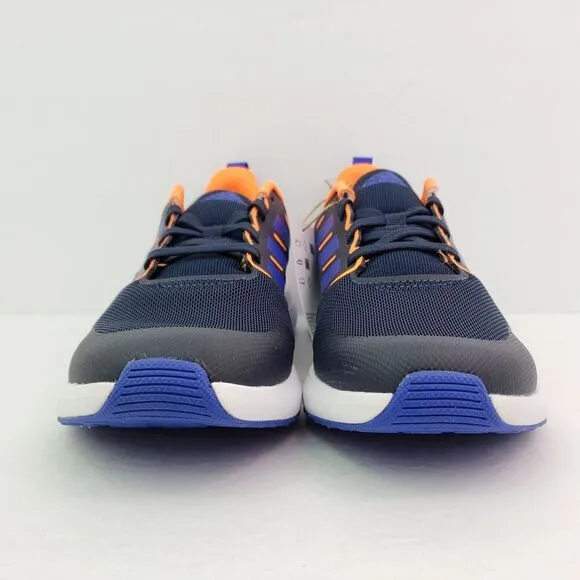 Adidas FortaRun 2.0 K Youth Sz 6 Womens Sz 7 Black Blue Orange Running Shoes