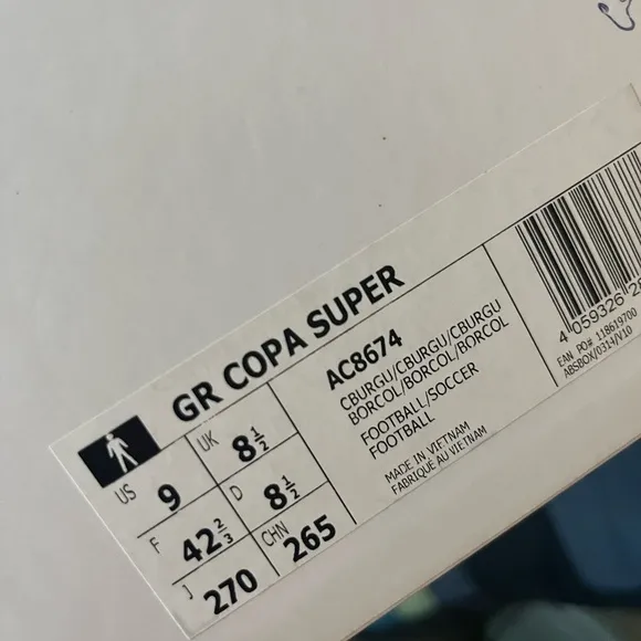 Adidas Gosha Rubchinskiy designer Copa Super Football Shoes
