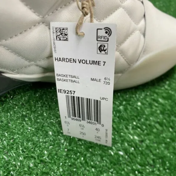 Adidas Harden Vol. 7 Low Basketball Shoes Gray IE9257 NEW* Men’s Sz 7/WMNS 8