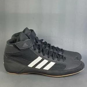 ADIDAS HVC 2 Athletic gym Wrestling Men Shoes  Black White Gum mens size 13