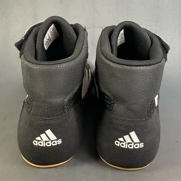 ADIDAS HVC 2 Athletic gym Wrestling Men Shoes  Black White Gum mens size 13