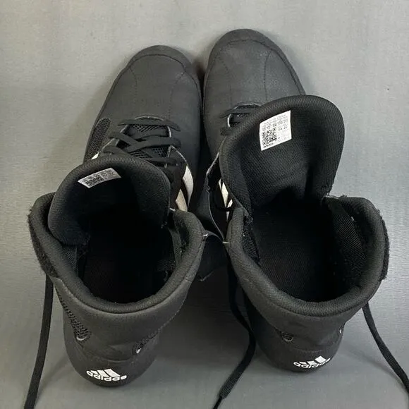 ADIDAS HVC 2 Athletic gym Wrestling Men Shoes  Black White Gum mens size 13
