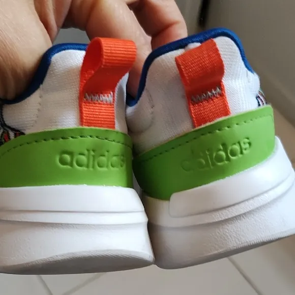 Adidas Kids Buzz Lightyear White and Green Shoes