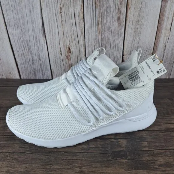 Adidas Lite Racer Adapt 3.0 Low Running Shoes Cloud Foam Men's Sz 9 White (NWT)