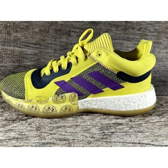 Adidas Marquee Boost Low Yellow/Purple Lakers Edition (Men's Size 11.5)