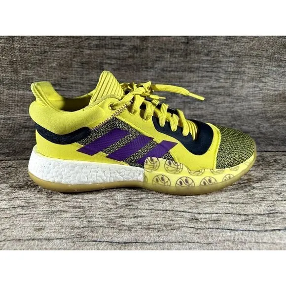 Adidas Marquee Boost Low Yellow/Purple Lakers Edition (Men's Size 11.5)