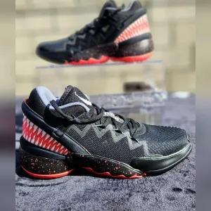 Adidas Marvel x D.O.N. Issue #2 Venom Black Red Basketball Shoes Size 8 FW9038
