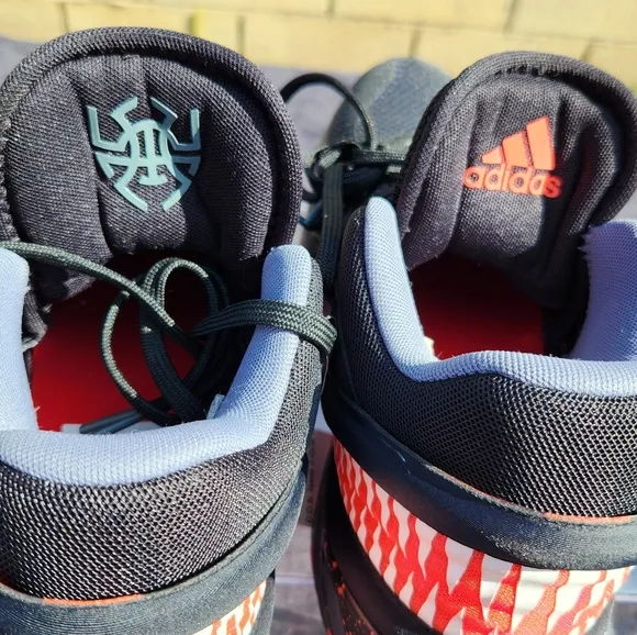 Adidas Marvel x D.O.N. Issue #2 Venom Black Red Basketball Shoes Size 8 FW9038
