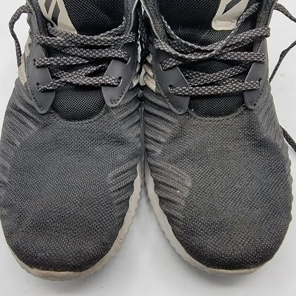 Adidas Mens 9.5 Alphabounce RC Black Running Shoes Sneakers - DA9768