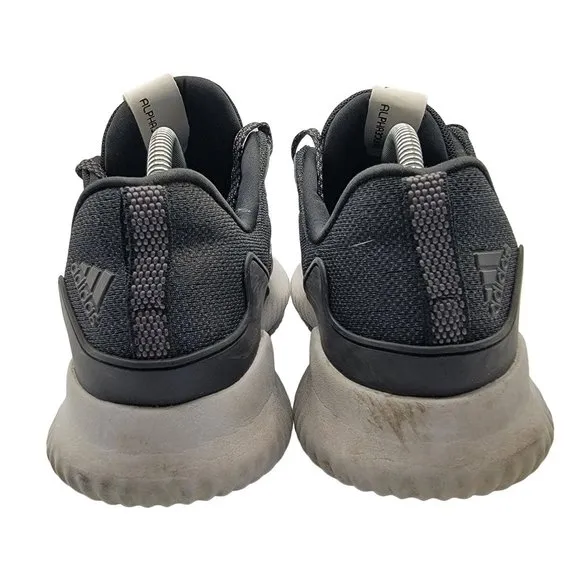 Adidas Mens 9.5 Alphabounce RC Black Running Shoes Sneakers - DA9768