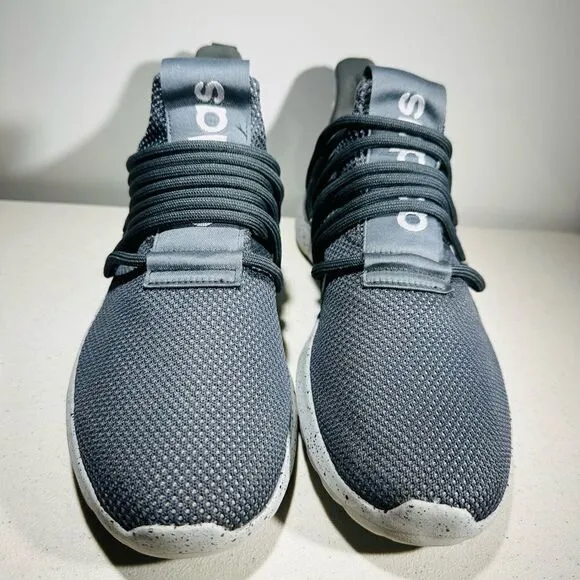 Adidas Mens Lite Racer Adapt 3 FZ0953 Gray Running Shoes Sneakers Size 11.5 M