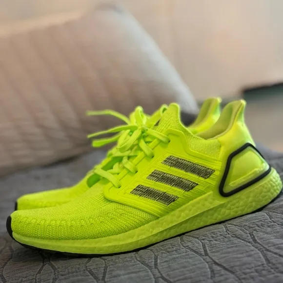 Adidas Men’s Neon Green Running Sneakers