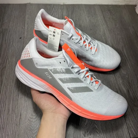 Adidas Mens SL20 EG1146 Gray Running Shoes Sneakers Size 12.5