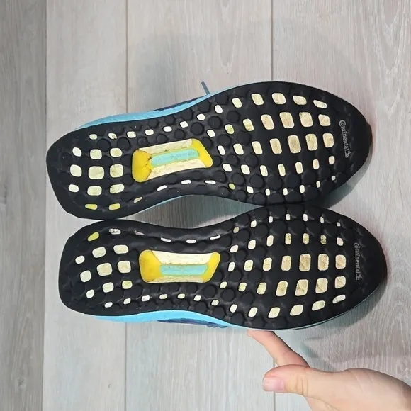 Adidas Mens UltraBoost Runnning 1.0 DNA Aqua Sneakers shoes sz 7