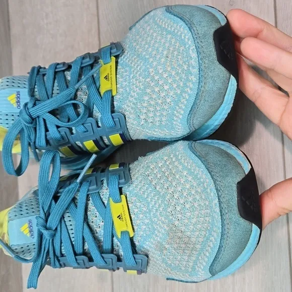 Adidas Mens UltraBoost Runnning 1.0 DNA Aqua Sneakers shoes sz 7
