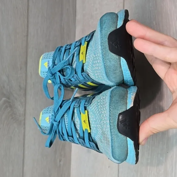 Adidas Mens UltraBoost Runnning 1.0 DNA Aqua Sneakers shoes sz 7