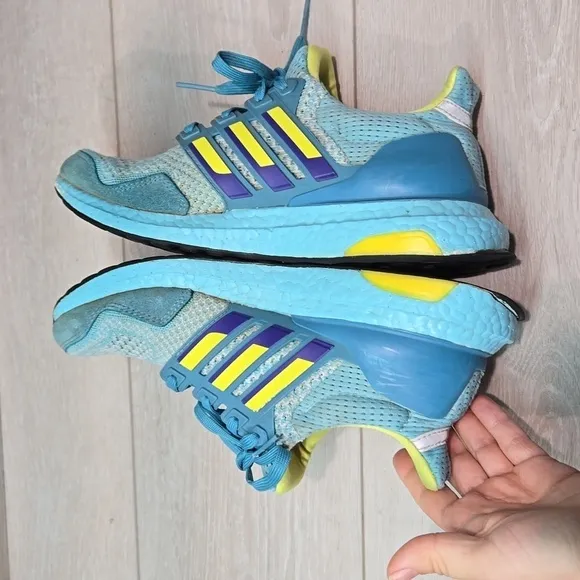 Adidas Mens UltraBoost Runnning 1.0 DNA Aqua Sneakers shoes sz 7