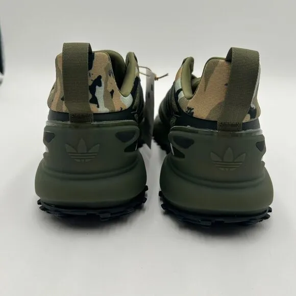 Adidas Men's ZX 2K Boost 2.0 TRAIL Olive Black Training Shoes Size 5