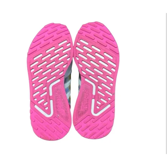 Adidas Multix Women’s a casual Athletic Shoes White, Pink, Iridescent Size 7