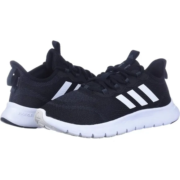 Adidas Nario Move Running Shoes - Black/White Sz 7
