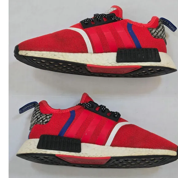 Adidas NMD R1 FV5214 Shoes Transmission Pack Red Blue Black Size 6.5 US